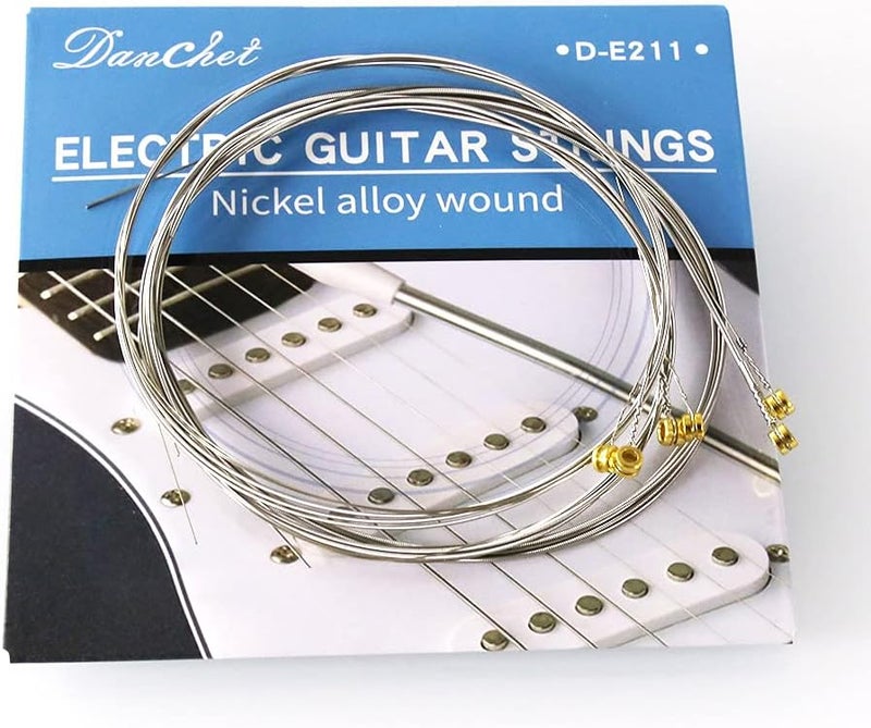 Danchet E211 Nickel Wound Electric Guitar Strings,Regular Light(1 Set) - Image 3